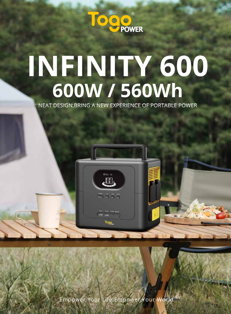 갤러리 뷰어에 이미지 로드, TogoPower INFINITY 600 휴대용 전원소