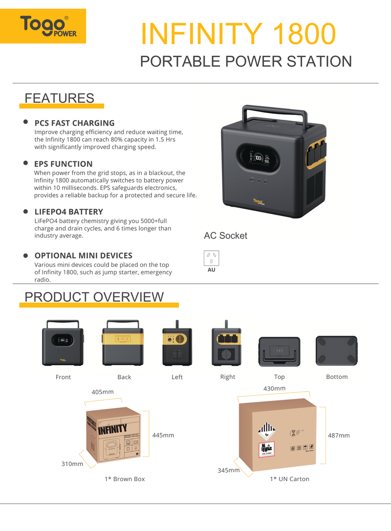 ギャラリービューアに画像をロードする, TogoPower INFINITY 1800 ポータブル電源