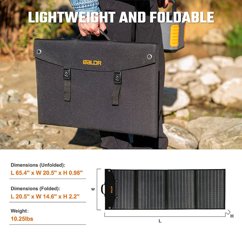 Load image into Gallery viewer, Togopower BALDR Pioneer 120W Solar Panel
